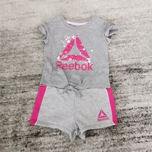 Reebok matching short and t-shirt set